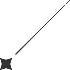 밤하늘 떨어지는 운석 별