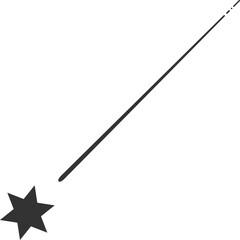 밤하늘 떨어지는 운석 별