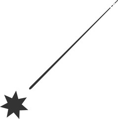 밤하늘 떨어지는 운석 별