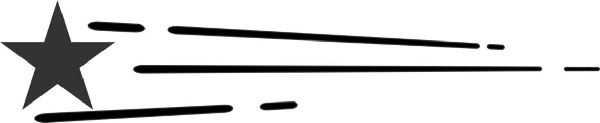 밤하늘 떨어지는 운석 별