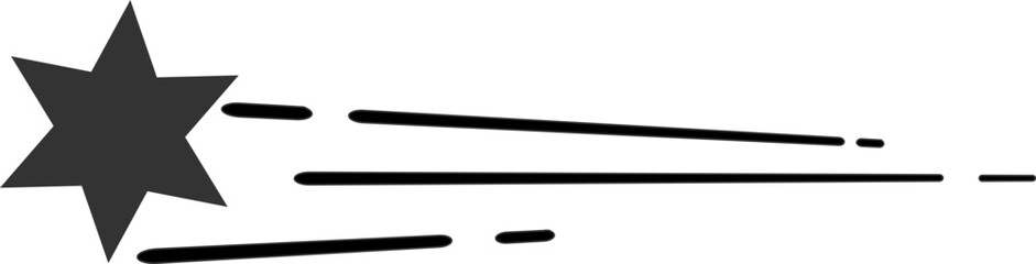 밤하늘 떨어지는 운석 별