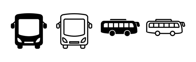 Bus icon vector. bus vector icon