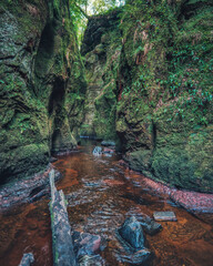 Devil's Pulpit hike, Scotland