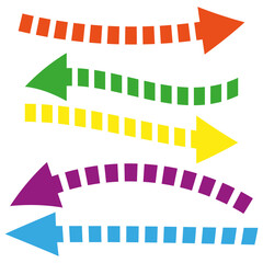 arrow gradient design. Vector illustration. EPS 10.