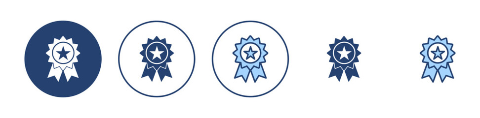 Badge icon vector. Awards icon vector. Achieve sign and symbols