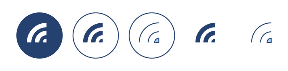 Wifi icon vector. signal sign and symbol. Wireless  icon
