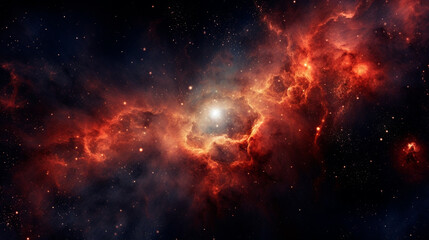 Fototapeta na wymiar Abstract space background. Beautiful galaxies, nebula and stars in outer space, realistic universe wallpaper