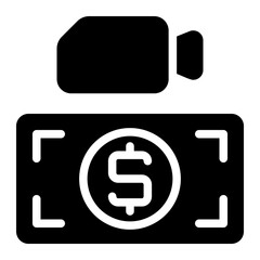 video glyph icon