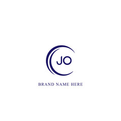 Obraz premium JO Letter Logo Design. Initial letters JO logo icon. Abstract letter JO J O minimal logo design template. J O Letter Design Vector with black Colors. JO logo, Vector, spared, logos 