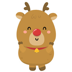cartoon reindeer