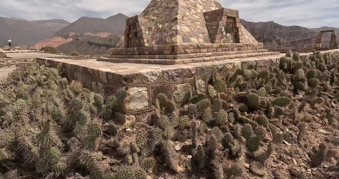 Pucara de Tilcara Ruins in Tilcara, Humahuaca Valley, Jujuy Argentina.  The Pucar&aacute; of Tilcara is one of the most important pre-Hispanic settlements of the Quebrada de Humahuaca