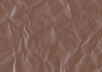 Fototapeta premium Brown crumpled paper texture pattern. Rough grunge old blank. Abstract background. Illustration design. 
