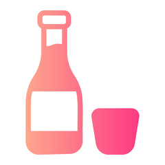 Sake gradient icon