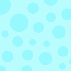 Light blue background with darker blue circles