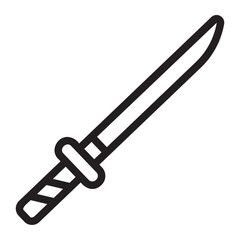 katana line icon
