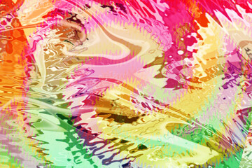 Fototapeta na wymiar hand draw abstract liquid marble colorfull background wallpaper