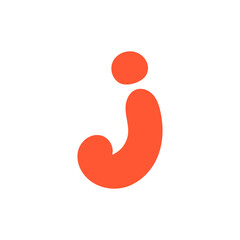 Fototapeta na wymiar initial letter logo J initial company icon business logo background illustration