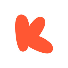 initial letter logo K initial company icon business logo background illustration