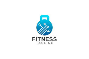 Fitness logo and vector template