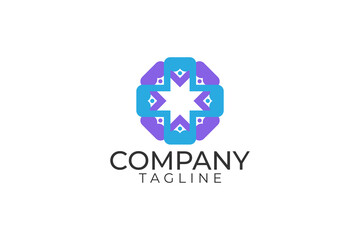 Health logo design and vector template