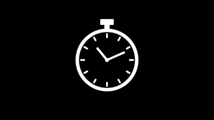 abstract beautiful analog clock illustration 4k 