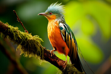 the most beautiful bird on the Indonesian island of
