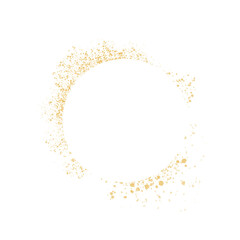 Gold glitter frame, gold circle, golden splatter, wedding ornament