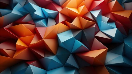 Colorful Geometric Shapes Gradient Background Background Image,Desktop Wallpaper Backgrounds, Hd