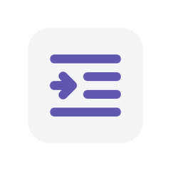 Text editor icon flat in vector format