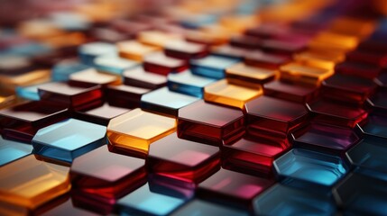Fototapeta premium Gradient Hexagonal Background , Background Image,Desktop Wallpaper Backgrounds, Hd