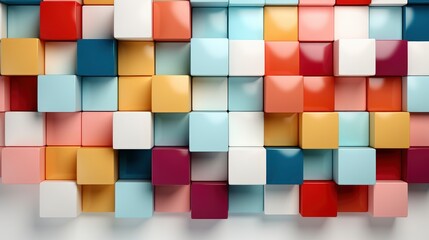White Background With Colored Squares , Background Image,Desktop Wallpaper Backgrounds, Hd