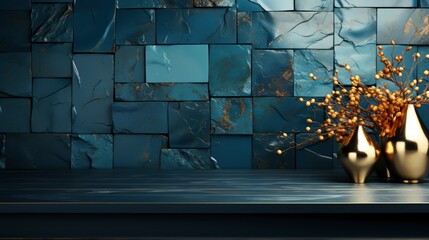 Luxury Blue Golden Background ,  Background Image,Desktop Wallpaper Backgrounds, Hd