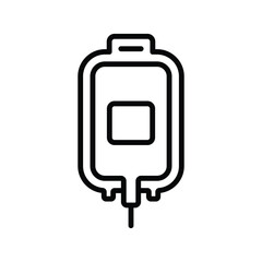blood bag icon vector design template simple and clean