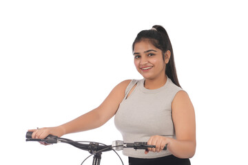 Fototapeta na wymiar Young Indian fit woman 