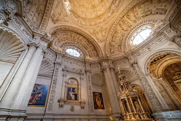 Catedral de Santa María de la Sede, arquitectura de estilo gótico en Sevilla, Andalucía, España.