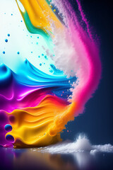 abstract colorful colorsplash  background