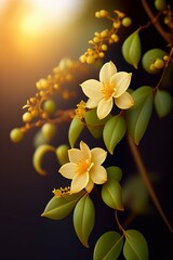 jasmine flowers in a vine