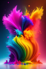 abstract colorful colorsplash  background