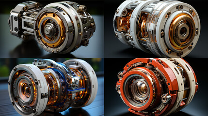 TechConnect: Close-up Exploration of Metal Plumbing Parts and Equipment for Construction and Power Tools, generative AI