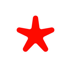 Obraz premium red star or sun shaped sale stickers. Promotional sticky notes and labels.