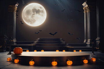 Halloween themed products display stand