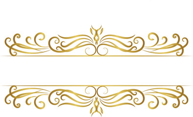 Vector vintage royal title border or text frame ornament elements, Luxury vintage Border