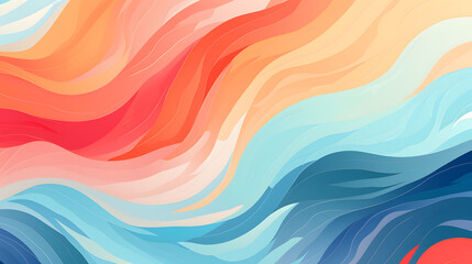 abstract background with waves