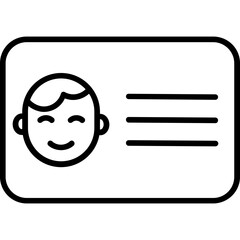 Business Card Icon