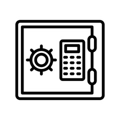 Safety Box icon in vector. Illustration