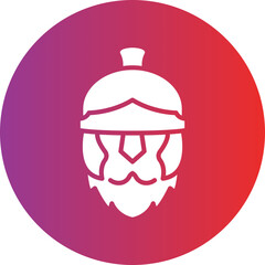 Vector Design Viking Icon Style
