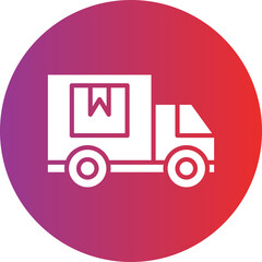 Vector Design Cargo Truck Icon Style