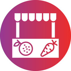 Vector Design Farmer's Market Icon Style