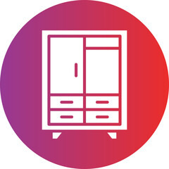 Vector Design Wardrobe Icon Style