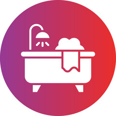 Vector Design Bathtub Icon Style